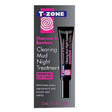 Tratament de noapte cu carbune activat si bambus pentru minimizarea porilor T-Zone 15 ml - Img 2