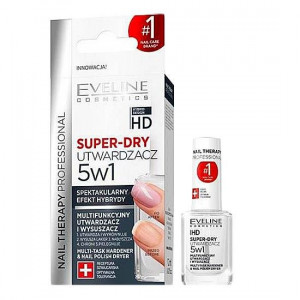 Tratament Super Dry top coat 5in1 Eveline Cosmetics Nail Therapy 12 ml
