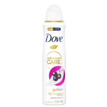 Antiperspirant spray Dove Go Fresh Acai & Waterlily, 150 ml