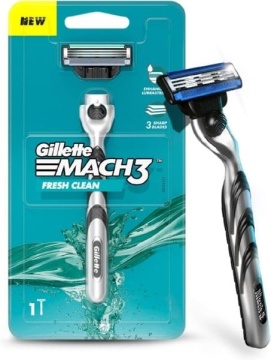 Aparat de ras cu rezerva Gillette Mach3 Fresh Clean