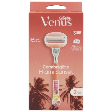 Aparat de ras Gillette Venus Comfort Miami Sunset + 2 rezerve