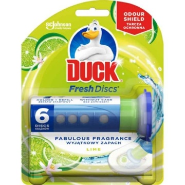 Aparat gel pentru toaletă Duck Fresh Discs Lime 36 ml