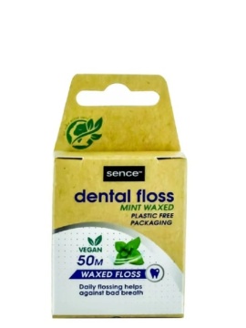 Ata dentara Sence Dental Floss Mint Waxed 50 m