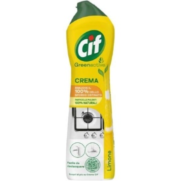 Crema de curatat cu microparticule Cif Crema Cleanboost Limone 500 ml