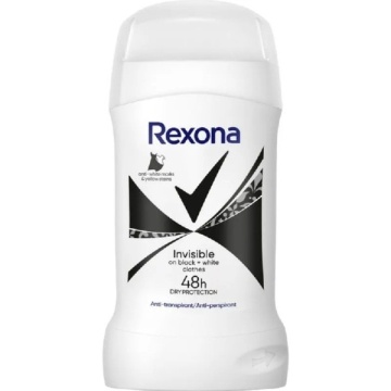 Deodorant anti-perspirant stick Rexona Invisible Black & White 50 ml