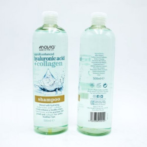 Sampon pentru par normal Anovia Hyaluronic Acid + Collagen 500 ml