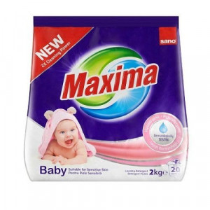 Sano Maxima Baby detergent pudra pentru bebelusi 20 spalari 2Kg