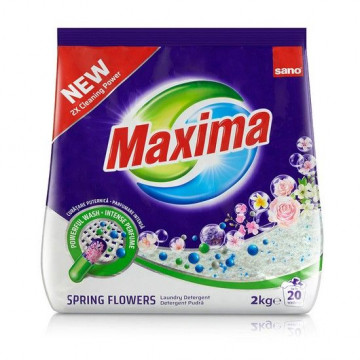 Sano Maxima Spring Flowers detergent pudra universal 20 spalari 2Kg