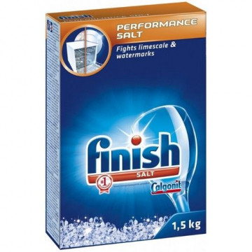 Sare dedurizanta pentru masina de spalat vase Finish Calgonit Salt, 1500 g - Img 2