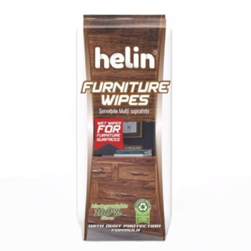Servetele umede pentru mobila Helin Furniture Wipes 60 buc