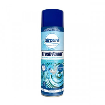 Spuma parfumata anticalcar pentru vasul de toaleta Airpure Fresh Foam Atlantis Bay 500 ml