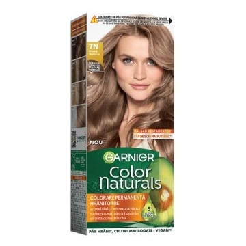 Vopsea de par permanenta 7N Blond Natural Garnier Color Naturals