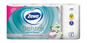 Zewa Deluxe Jasmine Blossom hartie igienica 3 straturi 8 role