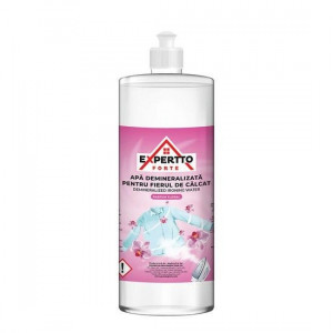 Apa demineralizata pentru fierul de calcat Floral Expertto Forte 1000 ml