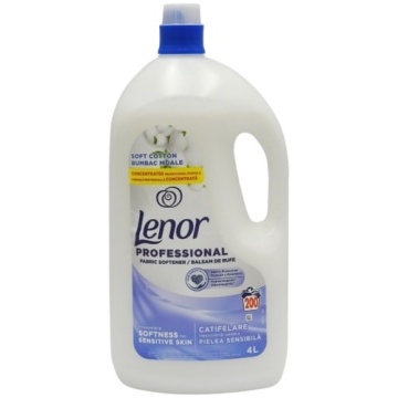 Balsam de rufe concentrat, Lenor Sensitive, 200 spalari, 4l
