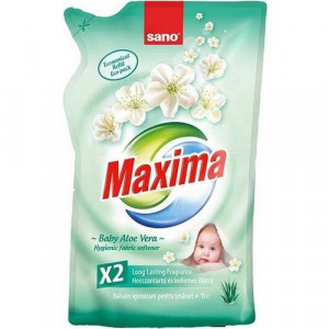 Balsam igienizant pentru tesaturi Sano Baby Maxima rezerva Aloe Vera 1l