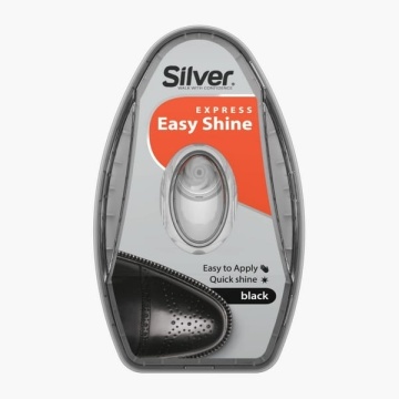Burete Silicon cu rezervor Silver Easy Shine negru 6 ml