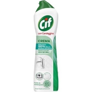 Crema de curatat universala cu inalbitor Cif Crema cu microparticule 500 ml