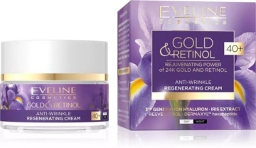 Crema de fata antirid Gold & Retinol 50+ Firming Cream Eveline Cosmetics 50 ml
