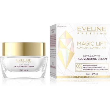 Crema de fata de zi SPF 20 Magic Lift Contour Correction Eveline Prestige 50 ml