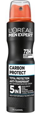 Deodorant anti-transpirant spray L'Oreal Men Expert Carbon Protect 5 in1 150 ml