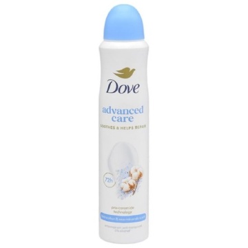 Deodorant antiperspirant spray Dove Advanced Care Fresh Cotton 7 Sea Minerals Scent, 200ml