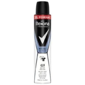 Deodorant antiperspirant spray Rexona Men Invisible Ice Fresh, 200 ml