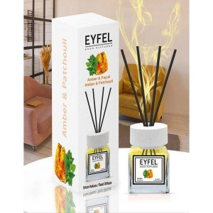 Odorizant camera cu bete de ratan Eyfel Amber & Patchouli 120 ml