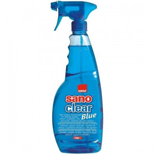 Spray solutie geamuri Sano Clear Blue 1l