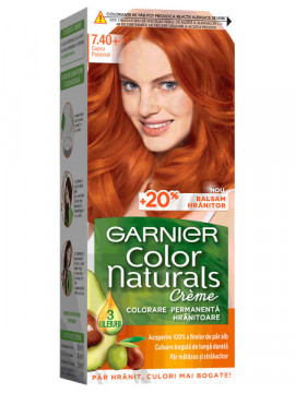 Vopsea de par permanenta 7.40+ Cupru Pasional Garnier Color Naturals