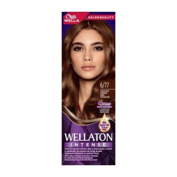 Vopsea de par permanenta Wellaton Intense 6/77 Ciocolata Amaruie