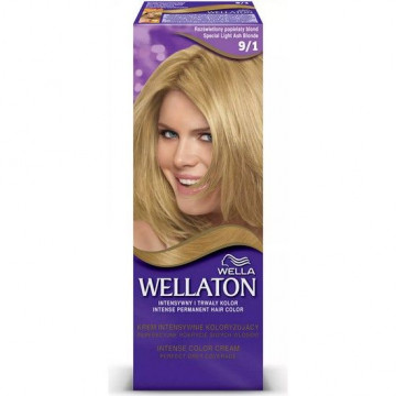 Vopsea de par permanenta Wellaton Intense 9/1 Blond Cenusiu Luminos