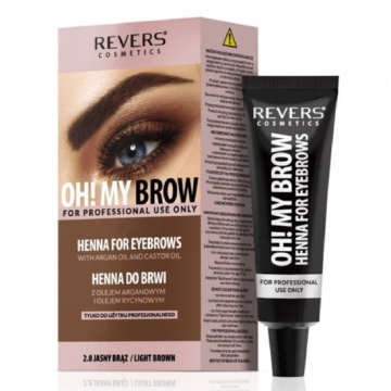 Vopsea sprâncene Henna Pro Colors Light Brown Reverse Cosmetics