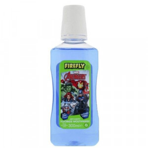 Apa de gura fara alcool pentru copii Firefly Marvel Avengers Soft Mint 300 ml
