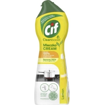 Crema de curatat universala Cif Crema Lemon Cleanboost 300 ml