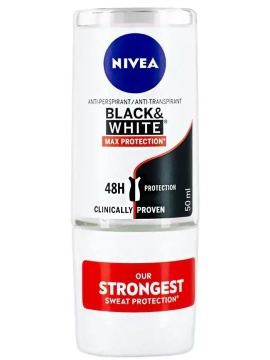 Deodorant anti-perspirant roll-on Nivea Black & White Max Protection 50 ml