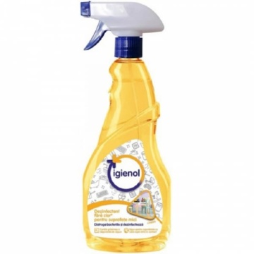 Dezinfectant fara clor pentru suprafete si obiecte Igienol Lamaie spray 750 ml