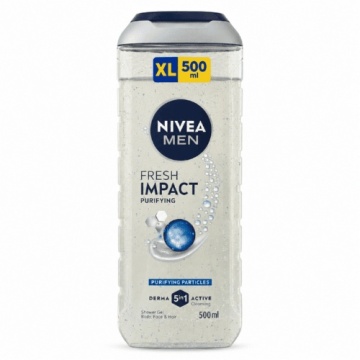 Gel de dus Nivea Men Fresh Impact 500ml