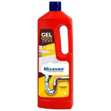 Gel pentru desfundat tevi si scurgeri Misavan 1 L