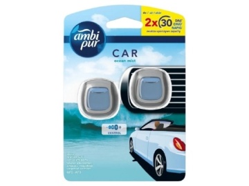 Odorizant auto Ambi Pur Car Clip Ocean Mist 2 x 2 ml