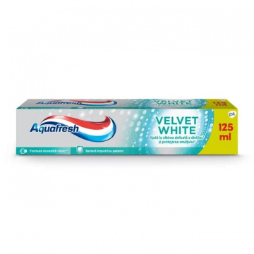 Pasta de dinti Aquafresh Velvet White 125 ml