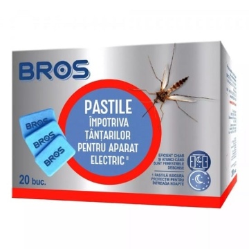 Pastile impotriva tantarilor pentru aparatul electric Bros 20 buc
