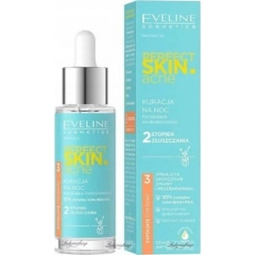 Perfect Skin Acne Overnight Treatment 2st Level of Exfoliation Eveline Cosmetics 30 ml