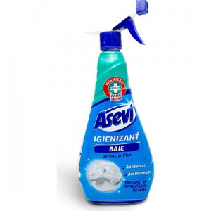 Solutie anticalcar cu pulverizator Asevi Igienizant Baie, 750 ml