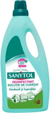 Solutie dezinfectanta pardoseli si suprafete cu parfum de pin Sanytol 1L