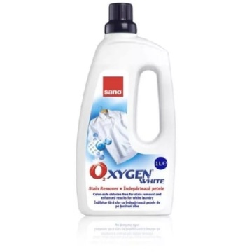 Solutie indepartare pete Sano Stain Remover Oxygen White 1 L