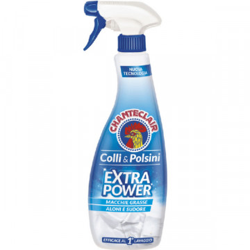 Solutie spray indepartare pete pentru gulere si mansete Chanteclair Colli & Polsini Extra Power 500 ml