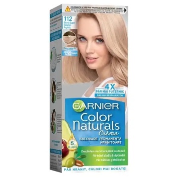 Vopsea de par permanenta 112 Blond Super Deschis Argintiu Garnier Color Naturals