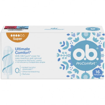 Absorbante interne O.B. ProComfort Super 16 buc