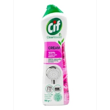 Crema de curatat universala Cif Crema Pink Flower 500 ml
